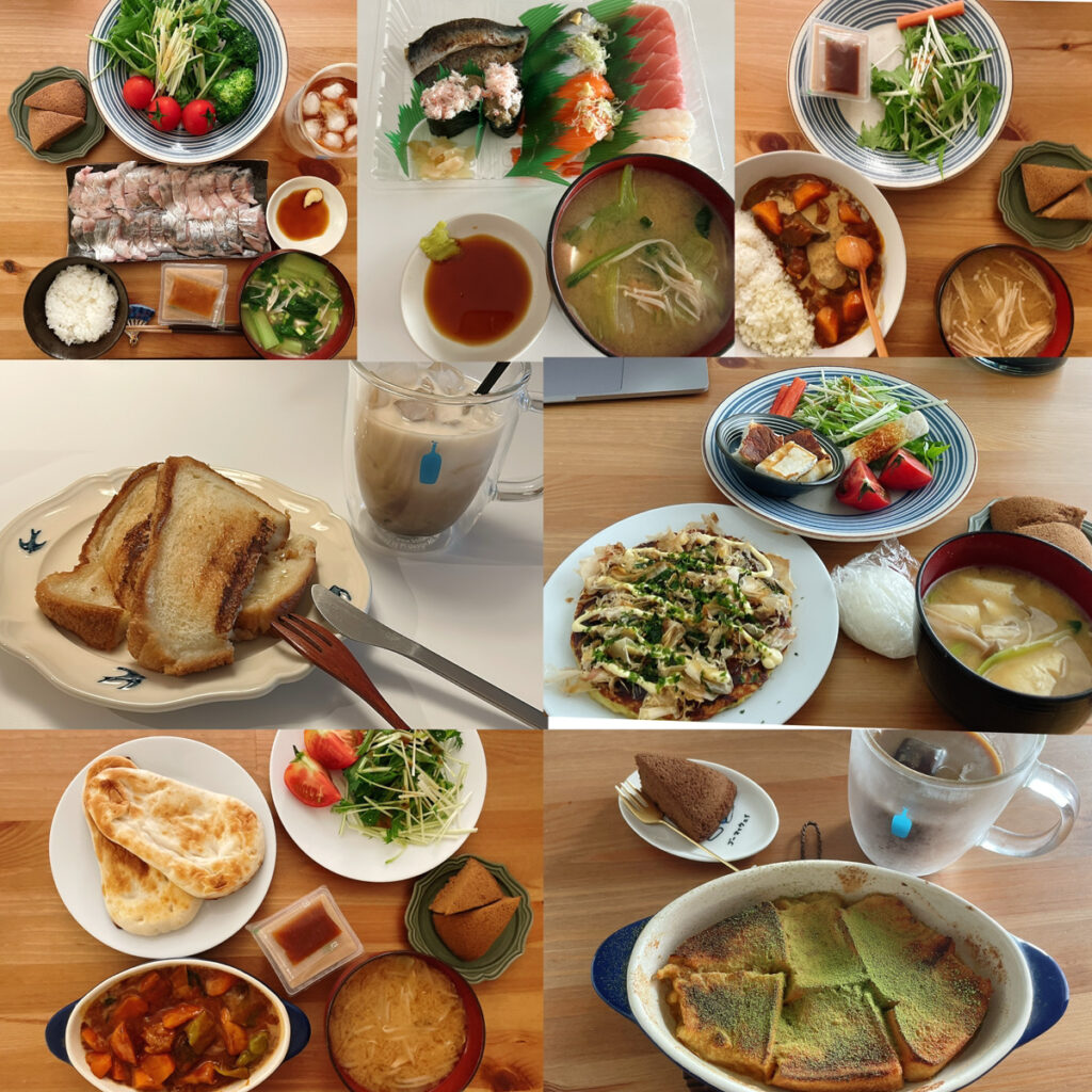 脂質15g以内で作った食事例