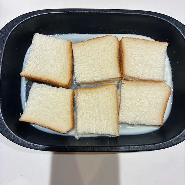 フレンチトーストの工程2
