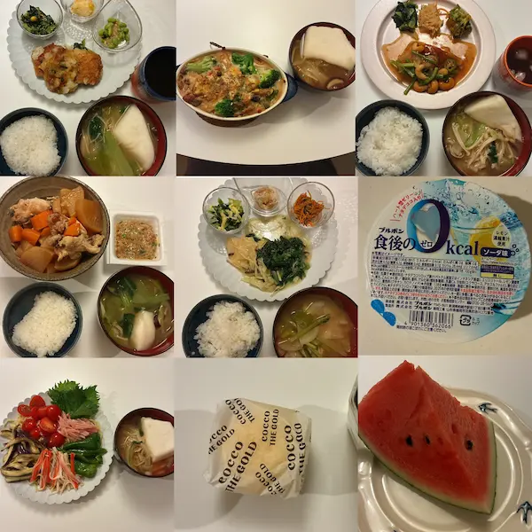 夜ごはんの画像-脂質制限