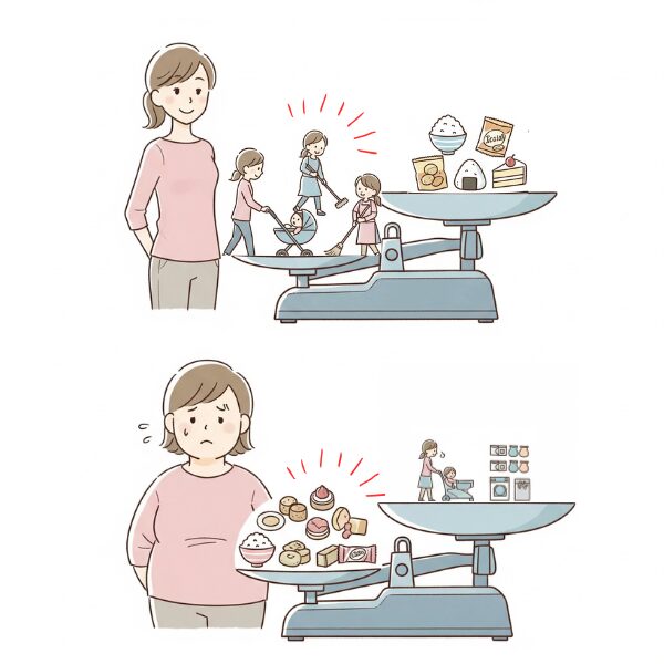痩せている人と痩せていない人との違い
